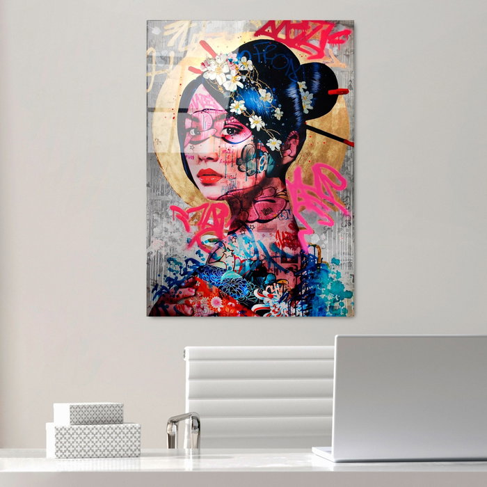 Wallity UV-726 Cuadro Decorativo de Vidrio Templado Multicolor 70 x 100 cm Wallity UV-726 Cuadro Decorativo de Vidrio Templado Multicolor 70 x 100 cm